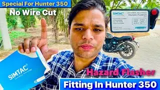 Simtac Hazard Flasher For Hunter 350 | घर पर कैसे लगाएं !