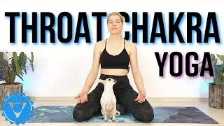 30 MIN Throat Chakra Yoga Flow | Seated & Standing Poses for Vocal Power