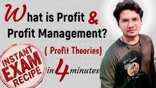 What is Profit & Profit Management ? | Profit Theories with examples, functions | Unbeaten Learning