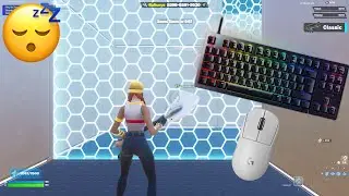 Razer Huntsman TE ASMR | Fortnite 1V1 Piece Control #asmr