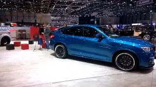 HAMANN BOOTH GENEVA 2017 BMW X4 405 HP AMG 680 HP