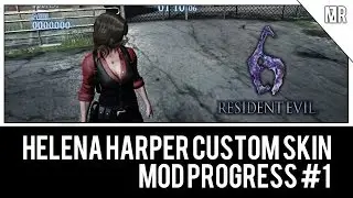 Helena Harper Alt. Mod (Red) - Resdent Evil 6 Mod Progress #1