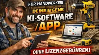 Handwerker: Deine eigene KI Software/APP (OHNE Lizenzgeb&uuml;hren)