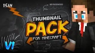 Free Minecraft Thumbnail GFX Pack💥 By @officialPEANgraphics