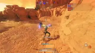 Star Wars Battlefront 2 Hero Showdown Saber Duel Clips