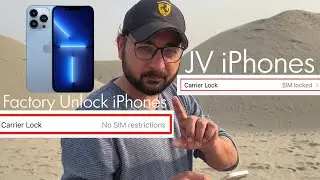 Factory Unlock vs JV iPhones. The Difference. By Zubair Raz