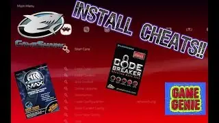 PS3 RetroArch GUI CHEATS - How to download, install, use and even edit them! or make your own!