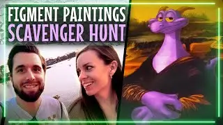 Finding ALL Figment Paintings & Eating Delicious Cake | Epcot International Festival of the Arts