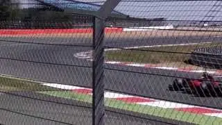 Massa's Ferrari, Turns 1,2 & 3 - Silverstone Young Drivers Test 2013