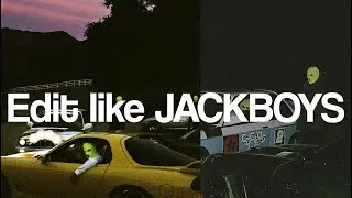How to edit photos like TRAVIS SCOTT JACKBOYS album cover