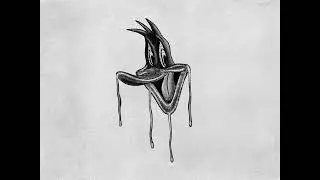 'Laffy Daffy' how to draw Daffy with drips. music: cannibal cake walk.