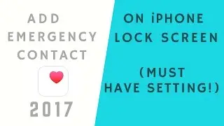 How to add Emergency Contact to Medical ID on iPhone (every iPhone user must know!)