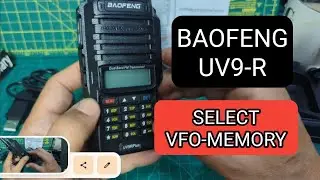 BAOFENG UV-9R, ВЫБОР РЕЖИМА VFO И ПАМЯТИ