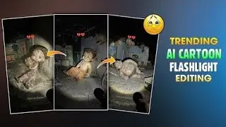 Old Characters Flashlight AI Video Editing | Horror Torch AI Video Editing #ai 