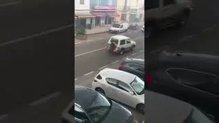 Violent hail storm in La Bisbal d'Empord&agrave;, Catalonia, Spain #granizo #hailstorm #spain