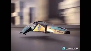 WipEout - Loop animation - Cinema 4D