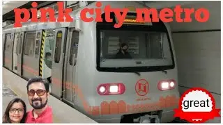 jaipur metro  train | pink city metro train  | jaipur metro journey mansarover to Badi chopad |