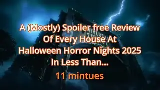 Every Universal Studios Orlando Halloween Horror Nights 2025 House Ranked in Under 11 Minutes!