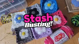 Stash Busting! Using Up My Yarn Stash for Furture Projects!