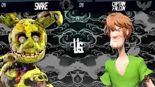 Shaggy vs Springtrap - Requested Smash Battle