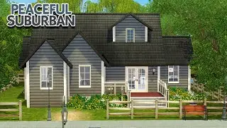 Peaceful Suburban Home Speed Build I The Sims 3