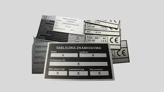 TABLICZKI ZNAMIONOWE