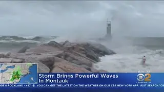 Videos Show Powerful Waves, Flooding From Henri Across Long Island