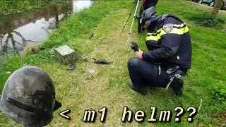 DIKKE HELM!!! PISTOOL EN EEN DICHTE KLUIS OPEN GESLEPEN MET POLITIE ERBIJ