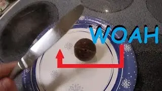 EXPERIMENT Not-Glowing 1000 degree BUTTER KNIFE VS CHOCOLATE BALL