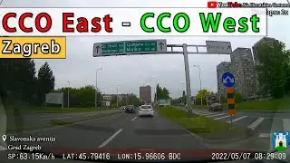 Vožnja kroz Zagreb: Od CCO East do CCO West (Slavonska i Zagrebačka avenija)