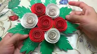 Best use of wedding cards and invitations as a wall hanging