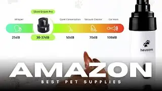 Silent Groom Pet Nail Grinder ✂️🔇 | Whisper Quiet & Stress-Free Nail Trimming!