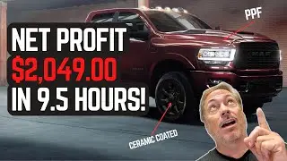 How We Made $2,049 profit with PPF & Ceramic Coating on this 2025 RAM Rebel