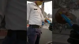 #shorts happy traffic police officer #hearttouching