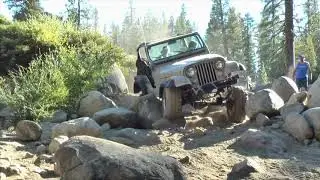 Jeep 76 CJ 5 Crawler Barret Lake Rock Garden Clip