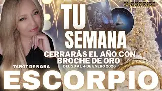 ESCORPIO♏COSTO PERO LO CONSIGUES!TU VIDA PASA A OTRO NIVEL EN PAZ Y SERENIDAD!CIERRAS CON BROCHE DE🪙