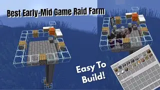 Best Early Game Raid Farm | Totem/Emerald/Redstone... | Minecraft 1.21+ |