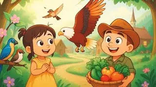 Squirrel 🐿️ and children story | एक गिलहरी की कहानी |