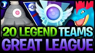 Best Teams to CLIMB! Here are 20 *LEGEND* TEAMS for the Great League in Pokemon GO