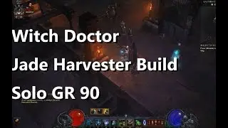 Diablo 3 S16  Witch Doctor Jade Harvester Build GR90 Solo