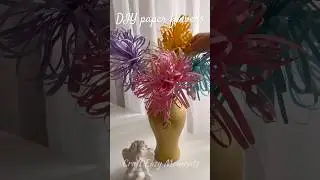 DIY paper flowers #diy #craft #handmade #craftyhome #homedecor #diyideas #diycrafts #paper
