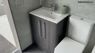 Josef Martin Urbano 500mm Space Saver Floorstanding Vanity Unit & Basin   Roble Azabache