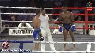 Khmer boxing Mouen Sophea Vs foreigner 16/06/2018