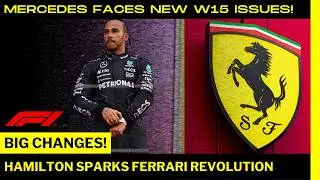 🚨🏁CONCERN AT MERCEDES: W15 SHOWS NEW PROBLEMS - FERRARI PREPARES FOR HAMILTON. FORMULA 1 NEWS TODAY
