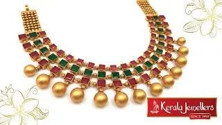Fancy Necklace # necklace # stone#ruby#emerald