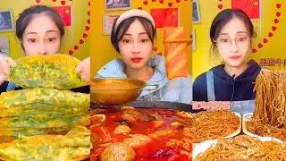 Spicy Chinese Street Food Mukbang – Hotpot, Wide Noodles & Grilled Snacks #47