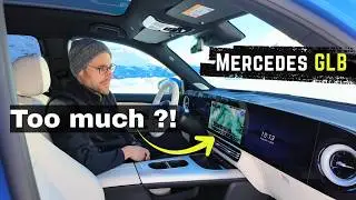 Обзор интерьера Mercedes GLB
