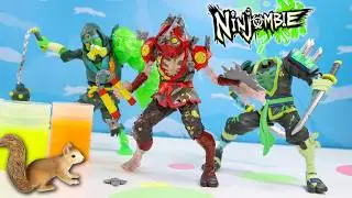Обзор фигурки Ninjombie Ninja Zombies, усиленной Slime Strike