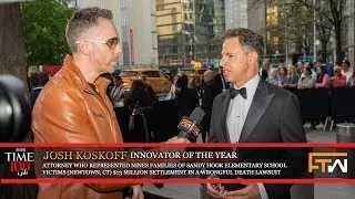 Todd interviews Time Innovator of the Year, Josh Koskoff at the 2025 Time 100 Gala in NYC