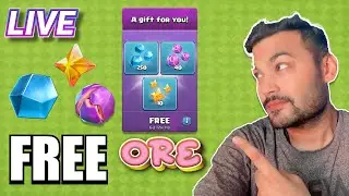 LIVE CLASH OF CLANS FREE ORE AND MORE | BASE VISIT COC GAMEPLAY